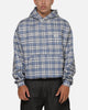 Carre Gridline Hoodie Blue-plaid