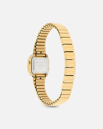 Adidas IP Gold SST Case Gold Mask Bracelet Watch Gold