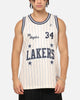 Mitchell & Ness Los Angeles Lakers Shaquille O'Neal #34 Playoff Energy Swingman Jersey Off White