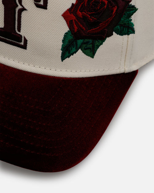 New Era Texas Rangers 'Velvet Roses' 9FORTY A-Frame Snapback Chrome