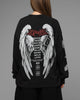 Loiter Dove Vintage Long Sleeve T-Shirt Black