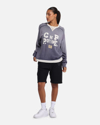 Champion 50's Saddle Crew Sweatshirt Athletic Navy