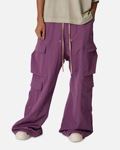 MNML Rave Double Cargo Sweatpants Washed Mauve