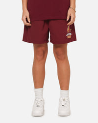 Mitchell & Ness Queensland Maroons Nylon Sport Shorts Maroon