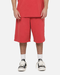 Saint Morta Scripted Baggy Shorts Vintage Washed Red