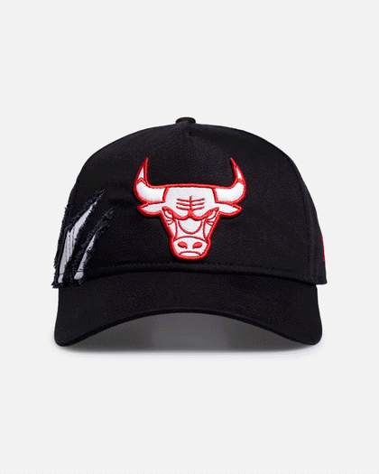New Era Chicago Bulls 'Glow Scratch' 9FORTY A-Frame Snapback Black