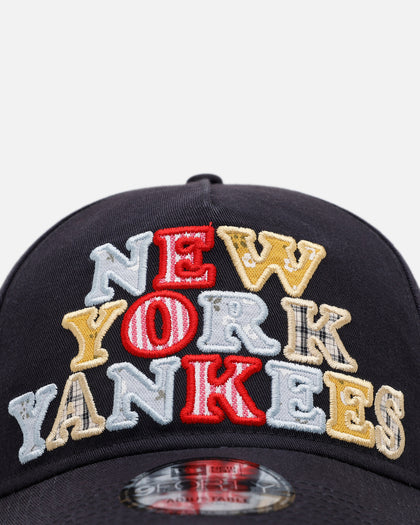 New Era New York Yankees 'Fabric Shop' 9FORTY A-Frame Snapback Navy