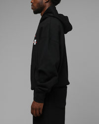 Loiter Hybrid Premium Hoodie Black/Leopard