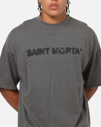 Saint Morta Apocalypse Boxy T-Shirt Washed Charcoal