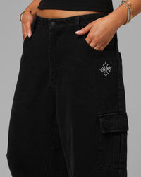 Loiter F-16 Balloon Cargo Pants Black