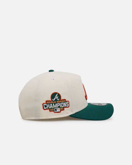 New Era Atlanta Braves 'Citrus' 9FORTY A-Frame Snapback Chrome/Green/Orange