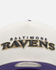 New Era Baltimore Ravens 'Chrome Metallic Wordmark' 9FORTY A-Frame Snapback Chrome
