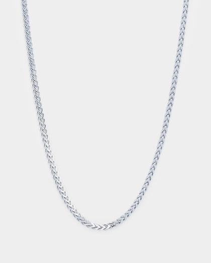 Saint Morta 4mm Franco Chain White Gold