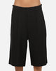 Carre Heritage Pleated Shorts Black Pinstripe