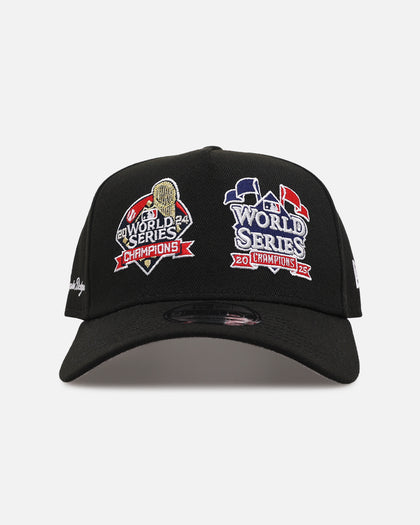 New Era Los Angeles Dodgers 'Back To Back Champs' 9FORTY A-Frame Snapback Black