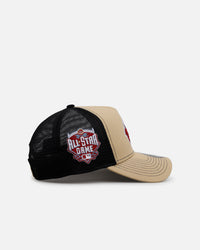 New Era San Diego Padres 'Vintage Truckers' 9FORTY A-Frame Trucker Snapback Vegas Gold