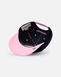 Mitchell & Ness Inter Miami Logo Pro Crown Snapback Faded Black