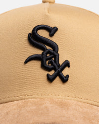 New Era Chicago White Sox 'Suede Visor' 9FORTY A-Frame Snapback Bronze