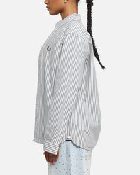 Fred Perry Stripe Oxford Shirt Blue