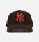 New Era New York Yankees 'Walnut Cord' 9FORTY A-Frame Corduroy Snapback Walnut