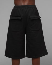 Loiter Hybrid Premium Shorts Black/Leopard