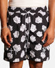 Saint Morta Vintage Rose Beach Shorts Black