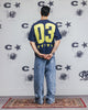 Carre Rally T-Shirt Navy/Yellow