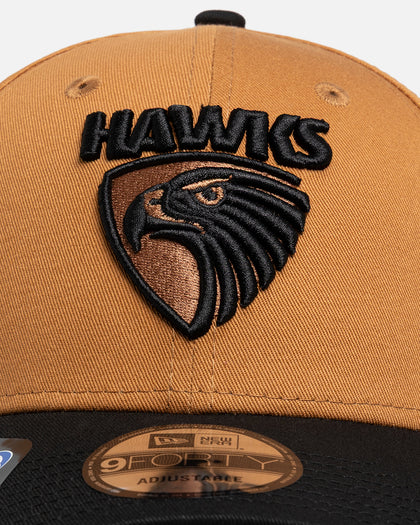 New Era Hawthorn Hawks 'AFL 2026' 9FORTY Strapback Med Beige