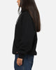 S Double Mid Block Fleece Hoodie Black