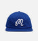 Malbon Script Chainstitch Snapback Blue