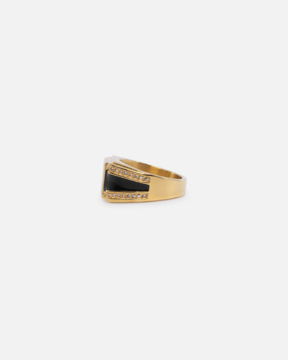 NXS Statement Ring Gold/Black
