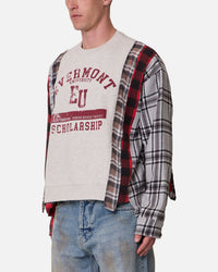 MNML Panelled Flannel Shirt Multi