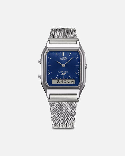 Casio AQ230EM-2A Watch Silver/Blue