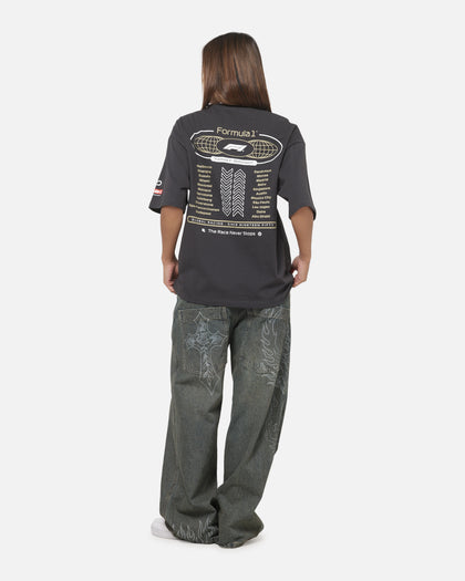 Mitchell & Ness Formula 1 Motorsport Box T-Shirt Washed Black