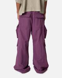 MNML Rave Double Cargo Sweatpants Washed Mauve