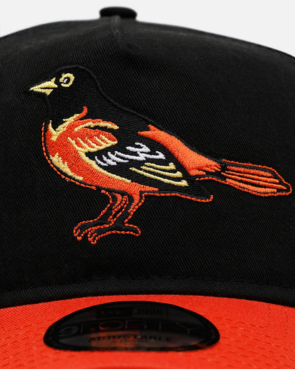 New Era Baltimore Orioles 'Washed Truckers' 9FORTY A-Frame Trucker Snapback Official Team Color