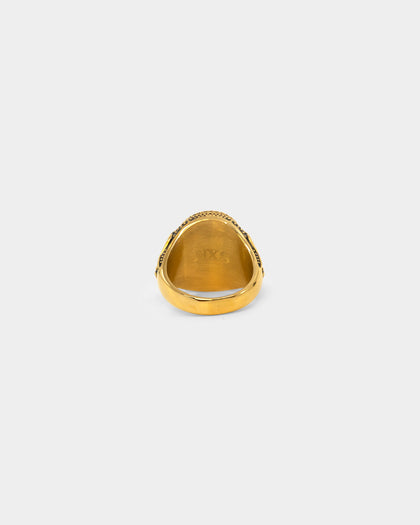 NXS Heirloom Cross Ring Gold