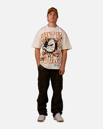 Culture Kings Anaheim Ducks Lets Go Ducks Vintage T-Shirt Off White