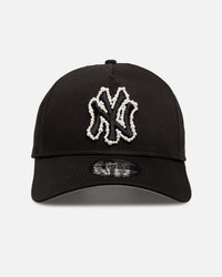 New Era New York Yankees 'Pearl Bobble' 9FORTY A-Frame Snapback Black