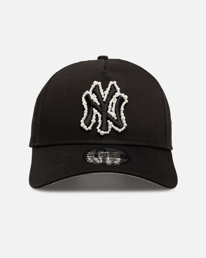 New Era New York Yankees 'Pearl Bobble' 9FORTY A-Frame Snapback Black