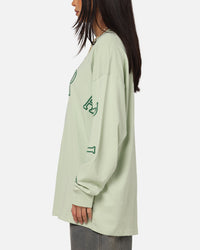 Carre Global Oversized Long Sleeve T-Shirt Sage
