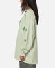 Carre Global Oversized Long Sleeve T-Shirt Sage
