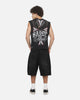 Saint Morta Liberty Cut Off Muscle T-Shirt Washed Black