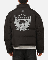 Mitchell & Ness Las Vegas Raiders Reversible Puffer Jacket Black