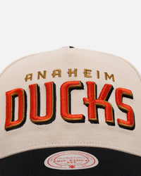 Mitchell & Ness Anaheim Ducks 'Ducks Variety Pack' Pro Pinch Snapback Natural/Black