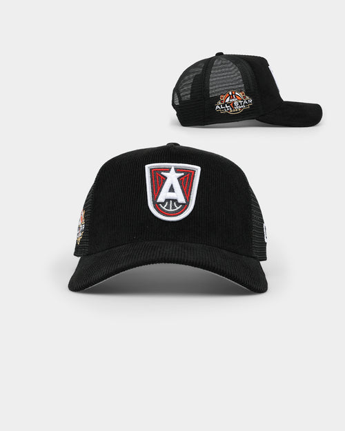 New Era Women's Atlanta Dream 'WNBA All Star' 9FORTY A-Frame Trucker Snapback Black