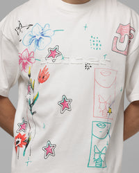 Loiter Hand Drawn T-Shirt Off White