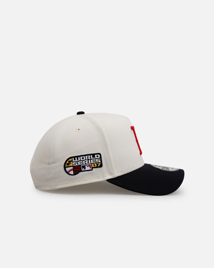 New Era Boston Red Sox 'Team Color Visor' 9FORTY A-Frame Snapback Chrome/Official Team Color