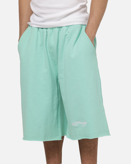 Ed Hardy Baggy Fleece Shorts Turquoise