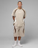 Loiter Hybrid Tek Cargo Shorts Stone
